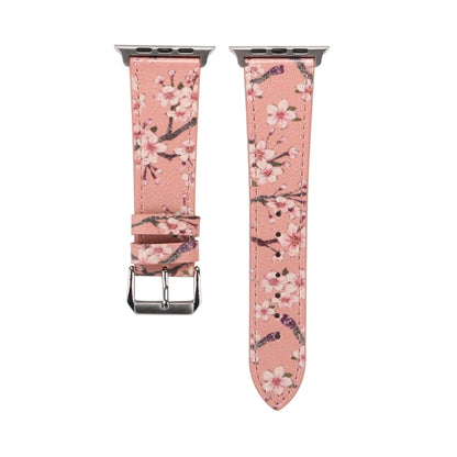 Bracelets de rechange en cuir de la série Plum pour Apple Watch Series 6 & SE & 5 & 4 40mm / 3 & 2 & 1 38mm, For Apple Watch Series 8&7 41mm / SE 2&6&SE&5&4 40mm / 3&2&1 38mm, For Apple Watch Series 7 41mm / 6 & SE & 5 & 4 40mm / 3 & 2 & 1 38mm
