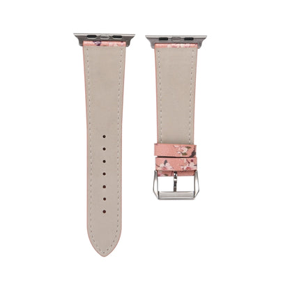 Bracelets de rechange en cuir de la série Plum pour Apple Watch Series 6 & SE & 5 & 4 40mm / 3 & 2 & 1 38mm, For Apple Watch Series 8&7 41mm / SE 2&6&SE&5&4 40mm / 3&2&1 38mm, For Apple Watch Series 7 41mm / 6 & SE & 5 & 4 40mm / 3 & 2 & 1 38mm