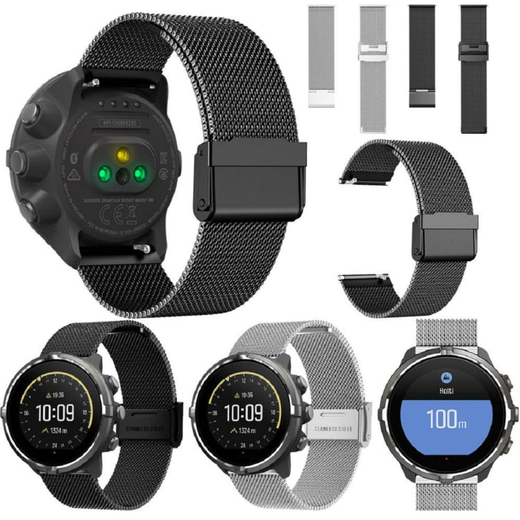 Pour Suunto 9 milanais belle boucle bracelet de remplacement bracelet de montre