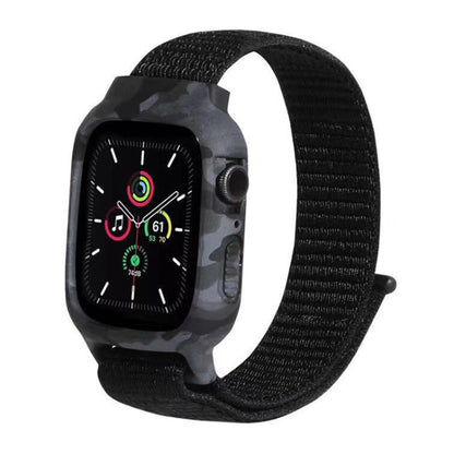 Bracelets de rechange en nylon pour bracelets de montre Apple Watch Series 6 & SE & 5 & 4 40mm / 3 & 2 & 1 38mm, For Apple Watch Series 7 41mm / 6 & SE & 5 & 4 40mm / 3 & 2 & 1 38mm