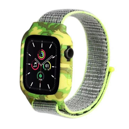 Bracelets de rechange en nylon pour bracelets de montre Apple Watch Series 6 & SE & 5 & 4 40mm / 3 & 2 & 1 38mm, For Apple Watch Series 7 41mm / 6 & SE & 5 & 4 40mm / 3 & 2 & 1 38mm