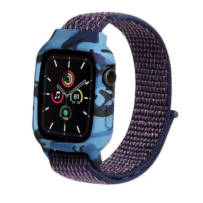 Bracelets de rechange en nylon pour bracelets de montre Apple Watch Series 6 & SE & 5 & 4 40mm / 3 & 2 & 1 38mm, For Apple Watch Series 7 41mm / 6 & SE & 5 & 4 40mm / 3 & 2 & 1 38mm