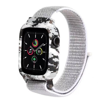 Bracelets de rechange en nylon pour bracelets de montre Apple Watch Series 6 & SE & 5 & 4 40mm / 3 & 2 & 1 38mm, For Apple Watch Series 7 41mm / 6 & SE & 5 & 4 40mm / 3 & 2 & 1 38mm