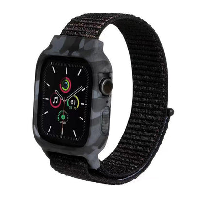 Bracelets de rechange en nylon pour bracelets de montre Apple Watch Series 6 & SE & 5 & 4 40mm / 3 & 2 & 1 38mm, For Apple Watch Series 7 41mm / 6 & SE & 5 & 4 40mm / 3 & 2 & 1 38mm