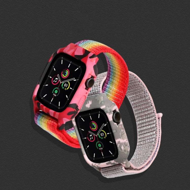 Bracelets de rechange en nylon pour bracelets de montre Apple Watch Series 6 & SE & 5 & 4 40mm / 3 & 2 & 1 38mm, For Apple Watch Series 7 41mm / 6 & SE & 5 & 4 40mm / 3 & 2 & 1 38mm
