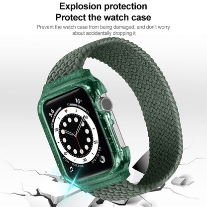 Bracelets de montre de remplacement Weave avec cadre pour Apple Watch Series 6 & SE & 5 & 4 44mm / 3 & 2 & 1 42mm, 128mm, 135mm, 140mm, 145mm, 150mm, 155mm, 160mm, 165mm