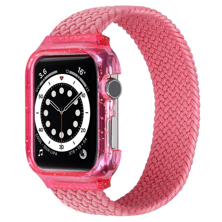 Bracelets de montre de remplacement Weave avec cadre pour Apple Watch Series 6 & SE & 5 & 4 44mm / 3 & 2 & 1 42mm, 128mm, 135mm, 140mm, 145mm, 150mm, 155mm, 160mm, 165mm