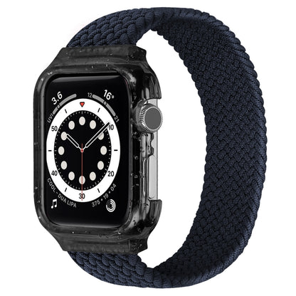 Bracelets de montre de remplacement Weave avec cadre pour Apple Watch Series 6 & SE & 5 & 4 44mm / 3 & 2 & 1 42mm, 128mm, 135mm, 140mm, 145mm, 150mm, 155mm, 160mm, 165mm