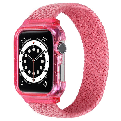 Bracelets de montre de remplacement Weave avec cadre pour Apple Watch Series 6 & SE & 5 & 4 44mm / 3 & 2 & 1 42mm, 128mm, 135mm, 140mm, 145mm, 150mm, 155mm, 160mm, 165mm