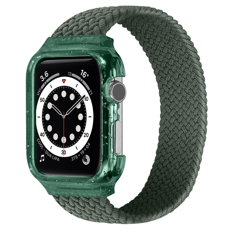 Bracelets de montre de remplacement Weave avec cadre pour Apple Watch Series 6 & SE & 5 & 4 44mm / 3 & 2 & 1 42mm, 128mm, 135mm, 140mm, 145mm, 150mm, 155mm, 160mm, 165mm
