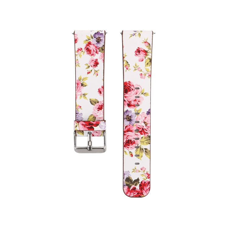 Pour Fitbit Versa 1/2 bracelet de montre de remplacement de motif de fleur