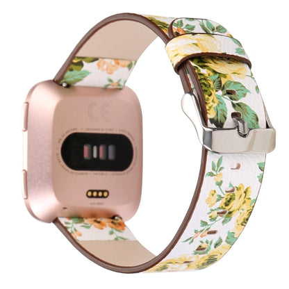 Pour Fitbit Versa 1/2 bracelet de montre de remplacement de motif de fleur