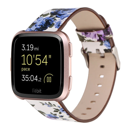 Pour Fitbit Versa 1/2 bracelet de montre de remplacement de motif de fleur