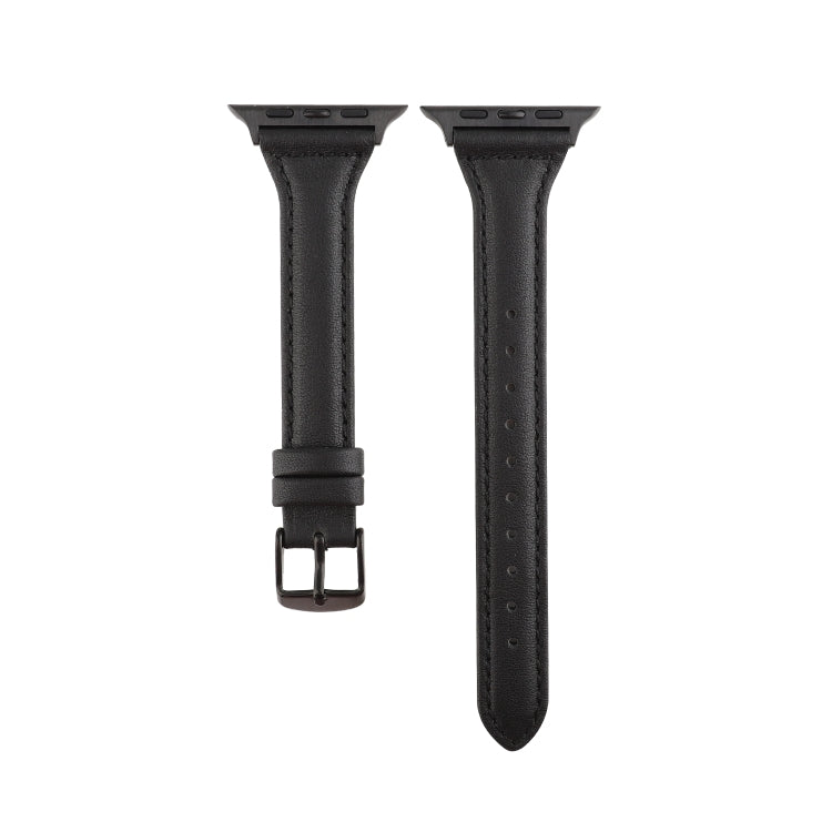 Bracelet en cuir véritable texturé Crazy Horse, For Apple Watch Series 7 41mm / 6 & SE & 5 & 4 40mm / 3 & 2 & 1 38mm, For Apple Watch Series 8&7 41mm / SE 2&6&SE&5&4 40mm / 3&2&1 38mm                                                                     ...