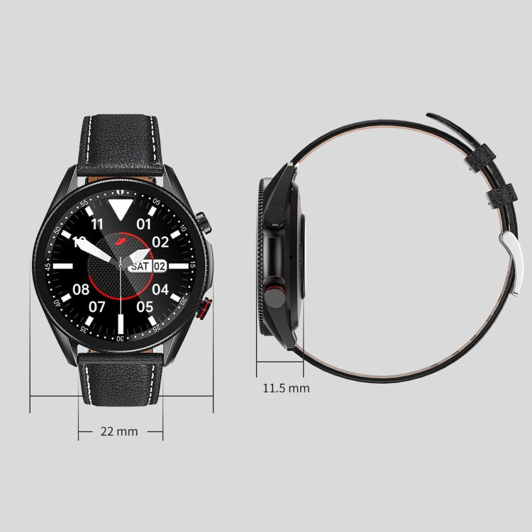 M98 1,28 pouces IPS écran couleur IP67 montre intelligente étanche, moniteur de sommeil/moniteur de fréquence cardiaque/appel Bluetooth, style : bracelet en acier, Steel Strap(Black), Steel Strap(Silver)