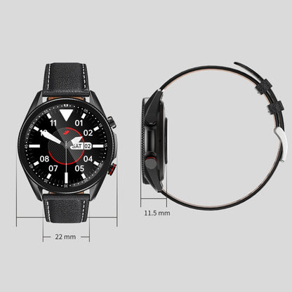 M98 1,28 pouces IPS écran couleur IP67 montre intelligente étanche, moniteur de sommeil/moniteur de fréquence cardiaque/appel Bluetooth, style : bracelet en acier, Steel Strap(Black), Steel Strap(Silver)
