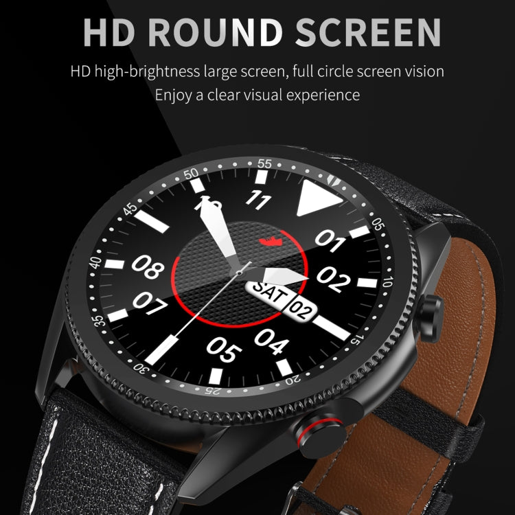 M98 1,28 pouces IPS écran couleur IP67 montre intelligente étanche, moniteur de sommeil/moniteur de fréquence cardiaque/appel Bluetooth, style : bracelet en acier, Steel Strap(Black), Steel Strap(Silver)