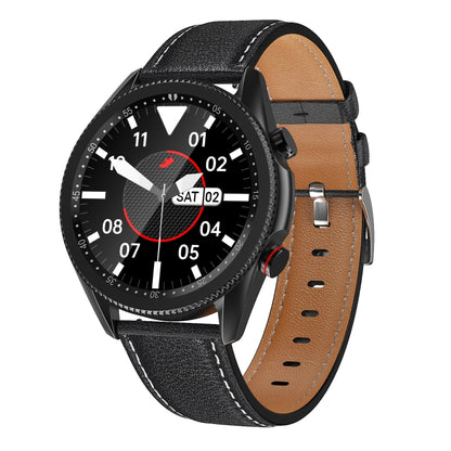 M98 1,28 pouces IPS Écran Couleur IP67 Montre Intelligente Étanche, Prise en Charge du Moniteur de Sommeil / Moniteur de Fréquence Cardiaque / Appel Bluetooth, Style: Bracelet en Cuir, Leather Strap(Silver), Leather Strap(Black)