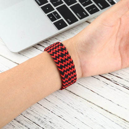 Bracelets de montre de remplacement à boucle unique tressés en nylon de couleur mélangée pour Apple Watch Series 6 & SE & 5 & 4 44mm / 3 & 2 & 1 42mm, S, M, L