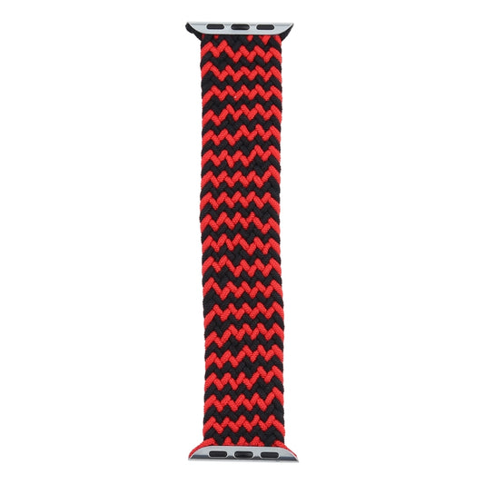 Bracelets de montre de remplacement à boucle unique tressés en nylon de couleur mélangée pour Apple Watch Series 6 & SE & 5 & 4 44mm / 3 & 2 & 1 42mm, S, M, L