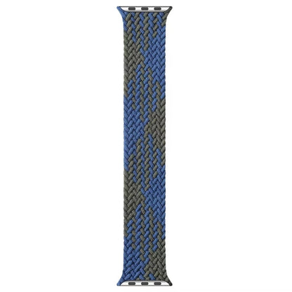 Bracelets de montre de remplacement à boucle unique tressés en nylon de couleur mélangée pour Apple Watch Series 6 & SE & 5 & 4 44mm / 3 & 2 & 1 42mm, S, M, L