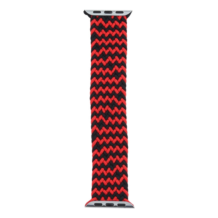 Bracelets de montre de remplacement à boucle unique tressés en nylon de couleur mélangée pour Apple Watch Series 6 & SE & 5 & 4 44mm / 3 & 2 & 1 42mm, S, M, L