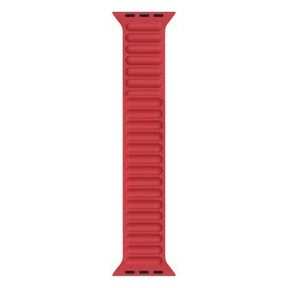 Bracelet de montre à chaîne magnétique en silicone pour Apple Watch Series 6 & SE & 5 & 4 44mm / 3 & 2 & 1 42mm, For Apple Watch Series 7 45mm / 6 & SE & 5 & 4 44mm / 3 & 2 & 1 42mm