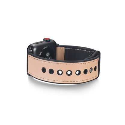 Bracelet de montre en cuir TPU pour Apple Watch Series 6 & SE & 5 & 4 44mm / 3 & 2 & 1 42mm