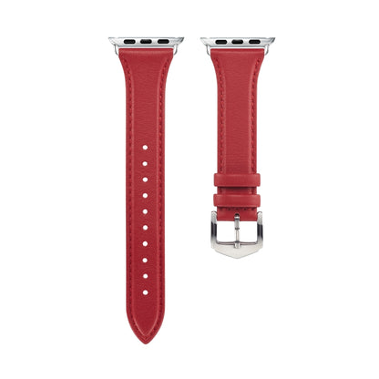Bracelet de montre en cuir véritable pour Apple Watch Series 6 & SE & 5 & 4 40mm / 3 & 2 & 1 38mm, For Apple Watch Series 8&7 41mm / SE 2&6&SE&5&4 40mm / 3&2&1 38mm, For Apple Watch Series 7 41mm / 6 & SE & 5 & 4 40mm / 3 & 2 & 1 38mm