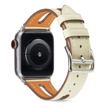 Bracelet de montre en cuir de première qualité pour Apple Watch Series 6 & SE & 5 & 4 40mm / 3 & 2 & 1 38mm