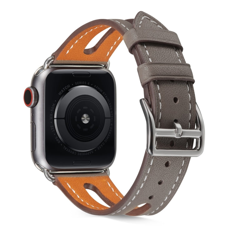Bracelet de montre en cuir de première qualité pour Apple Watch Series 6 & SE & 5 & 4 44mm / 3 & 2 & 1 42mm
