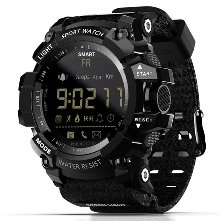Lokmat MK16 Écran LCD 50m Montre Intelligente Étanche, Rappel d'informations de Support / Caméra à Distance / Moniteur de Mouvement de Marche