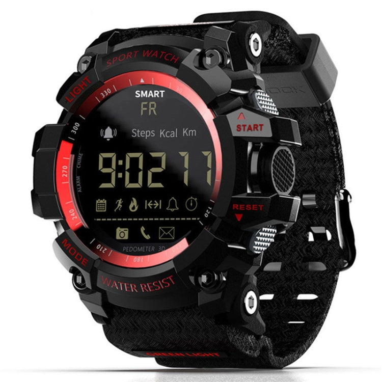 Lokmat MK16 Écran LCD 50m Montre Intelligente Étanche, Rappel d'informations de Support / Caméra à Distance / Moniteur de Mouvement de Marche