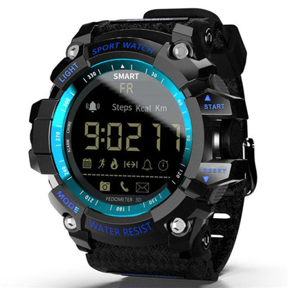 Lokmat MK16 Écran LCD 50m Montre Intelligente Étanche, Rappel d'informations de Support / Caméra à Distance / Moniteur de Mouvement de Marche