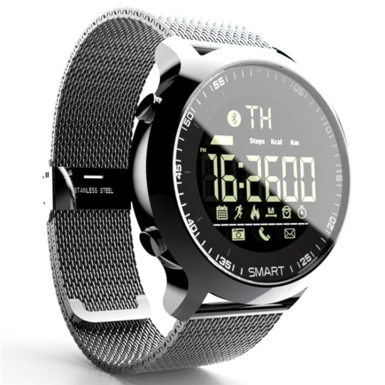 Lokmat MK18 Montre intelligente étanche IP68 à écran circulaire de 1,1 pouce, rappel d'informations de support / caméra à distance / moniteur de mouvement de marche