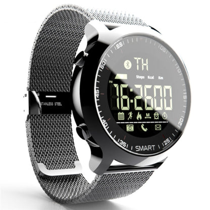 Lokmat MK18 Montre intelligente étanche IP68 à écran circulaire de 1,1 pouce, rappel d'informations de support / caméra à distance / moniteur de mouvement de marche