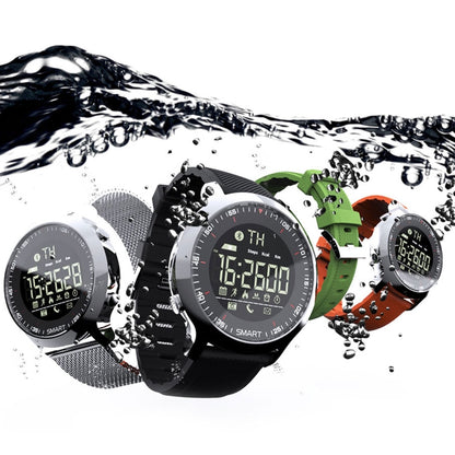 Lokmat MK18 Montre intelligente étanche IP68 à écran circulaire de 1,1 pouce, rappel d'informations de support / caméra à distance / moniteur de mouvement de marche