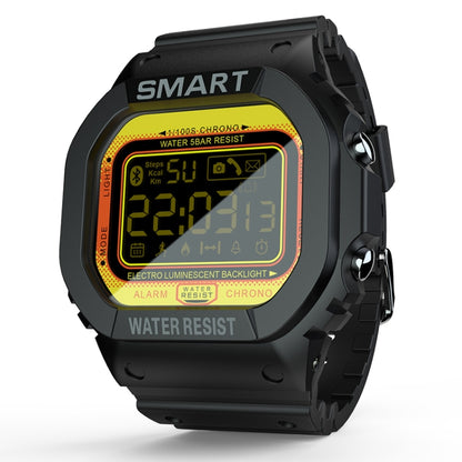 Lokmat MK22 1,21 pouces FSTN LCD Écran 50m Montre Intelligente Étanche, Rappel d'Informations de Support / Caméra à Distance / Enregistrement Sportif