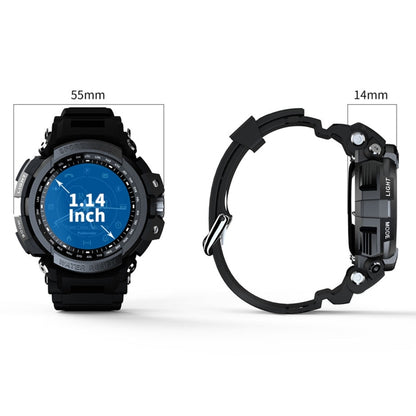 Lokmat MK28 1,4 pouces FSTN Écran IP68 Montre Intelligente Étanche, Rappel d'Informations de Support / Caméra à Distance / Enregistrement Sportif