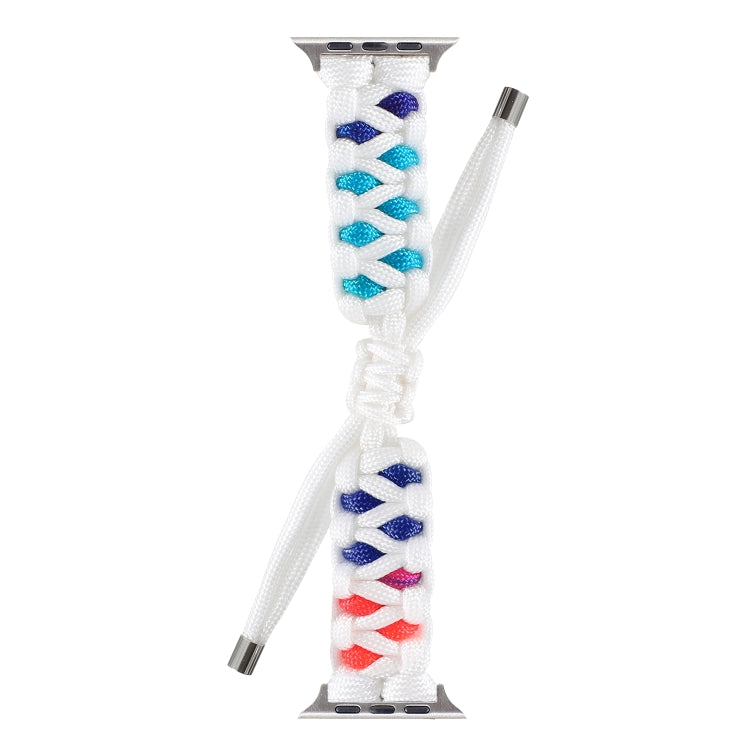 Bracelet de montre en cordon parapluie tressé, For Apple Watch Ultra 49mm / Series 8&7 45mm / SE 2&6&SE&5&4 44mm / 3&2&1 42mm, For Apple Watch Series 8&7 41mm / SE 2&6&SE&5&4 40mm / 3&2&1 38mm                                                            ...
