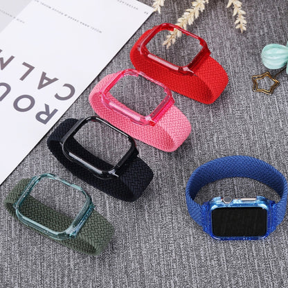 Bracelets de montre de remplacement Weave avec cadre pour Apple Watch Series 6 & SE & 5 & 4 40mm / 3 & 2 & 1 38mm, 128mm, 135mm, 140mm, 145mm, 150mm, 155mm