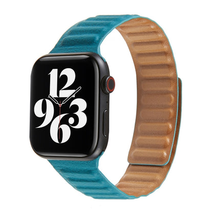Bracelet de montre en cuir à boucle pour Apple Watch Series 6 & SE & 5 & 4 40mm / 3 & 2 & 1 38mm, For Apple Watch Series 7 41mm / 6 & SE & 5 & 4 40mm / 3 & 2 & 1 38mm