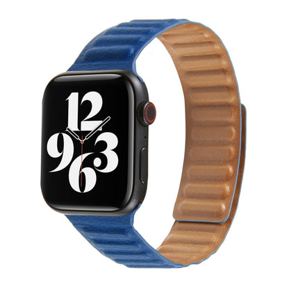 Bracelet de montre en cuir à boucle pour Apple Watch Series 6 & SE & 5 & 4 40mm / 3 & 2 & 1 38mm, For Apple Watch Series 7 41mm / 6 & SE & 5 & 4 40mm / 3 & 2 & 1 38mm
