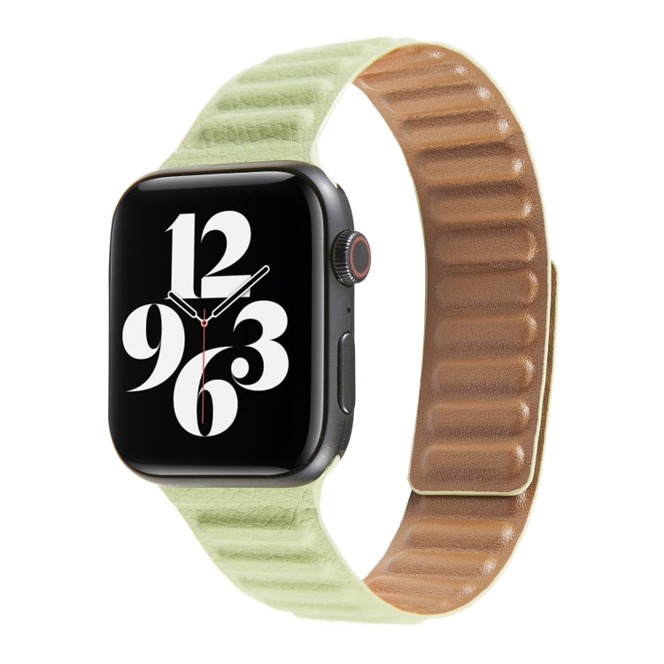 Bracelet de montre en cuir à boucle pour Apple Watch Series 6 & SE & 5 & 4 40mm / 3 & 2 & 1 38mm, For Apple Watch Series 7 41mm / 6 & SE & 5 & 4 40mm / 3 & 2 & 1 38mm