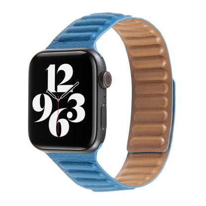 Bracelet de montre en cuir à boucle pour Apple Watch Series 6 & SE & 5 & 4 40mm / 3 & 2 & 1 38mm, For Apple Watch Series 7 41mm / 6 & SE & 5 & 4 40mm / 3 & 2 & 1 38mm