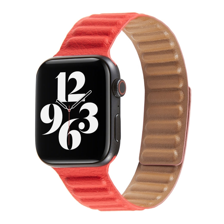Bracelet de montre en cuir à boucle pour Apple Watch Series 6 & SE & 5 & 4 40mm / 3 & 2 & 1 38mm, For Apple Watch Series 7 41mm / 6 & SE & 5 & 4 40mm / 3 & 2 & 1 38mm