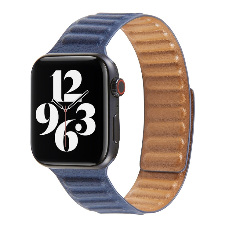 Bracelet de montre en cuir à boucle pour Apple Watch Series 6 & SE & 5 & 4 40mm / 3 & 2 & 1 38mm, For Apple Watch Series 7 41mm / 6 & SE & 5 & 4 40mm / 3 & 2 & 1 38mm