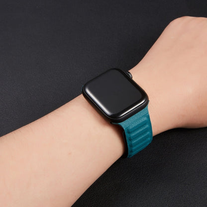 Bracelet de montre en cuir à boucle pour Apple Watch Series 6 & SE & 5 & 4 40mm / 3 & 2 & 1 38mm, For Apple Watch Series 7 41mm / 6 & SE & 5 & 4 40mm / 3 & 2 & 1 38mm