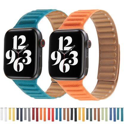 Bracelet de montre en cuir à boucle pour Apple Watch Series 6 & SE & 5 & 4 40mm / 3 & 2 & 1 38mm, For Apple Watch Series 7 41mm / 6 & SE & 5 & 4 40mm / 3 & 2 & 1 38mm
