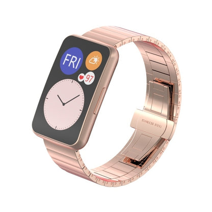 Pour Huawei Watch Fit Bracelet de rechange en métal avec joint en bambou